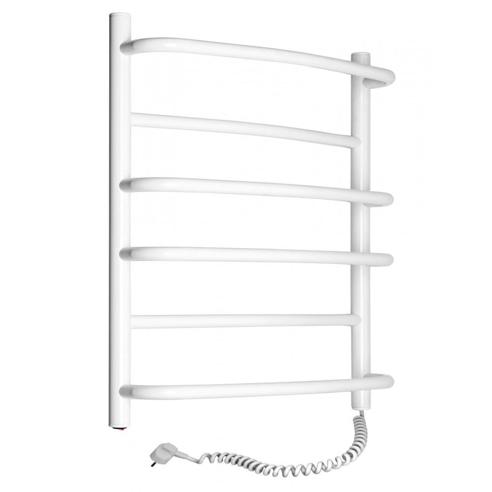 Полотенцесушитель электрический SANTAN лестница Омега 530х600 правосторонний Белый (113195)