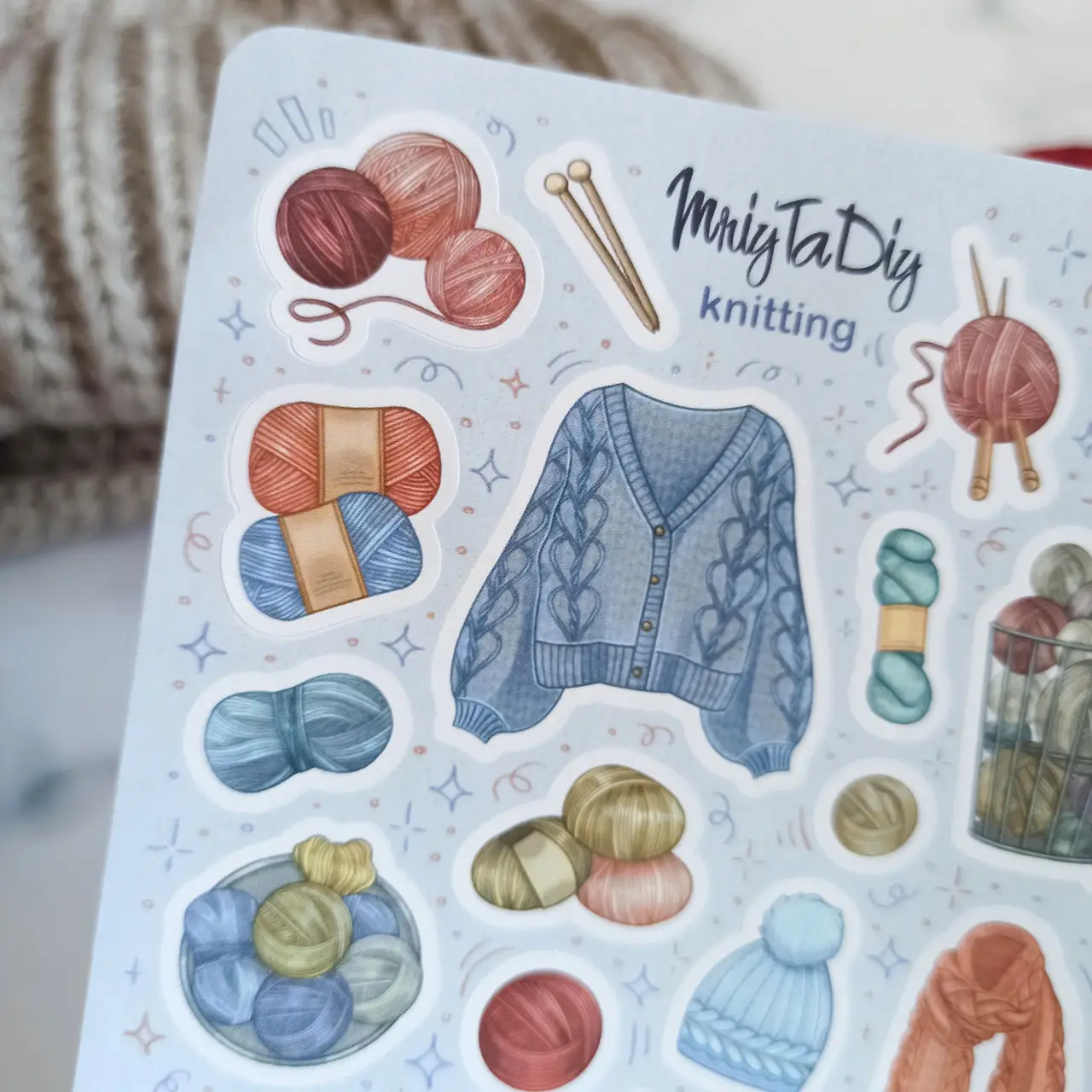 Стикеры MriyTaDiy Knitting - фото 3