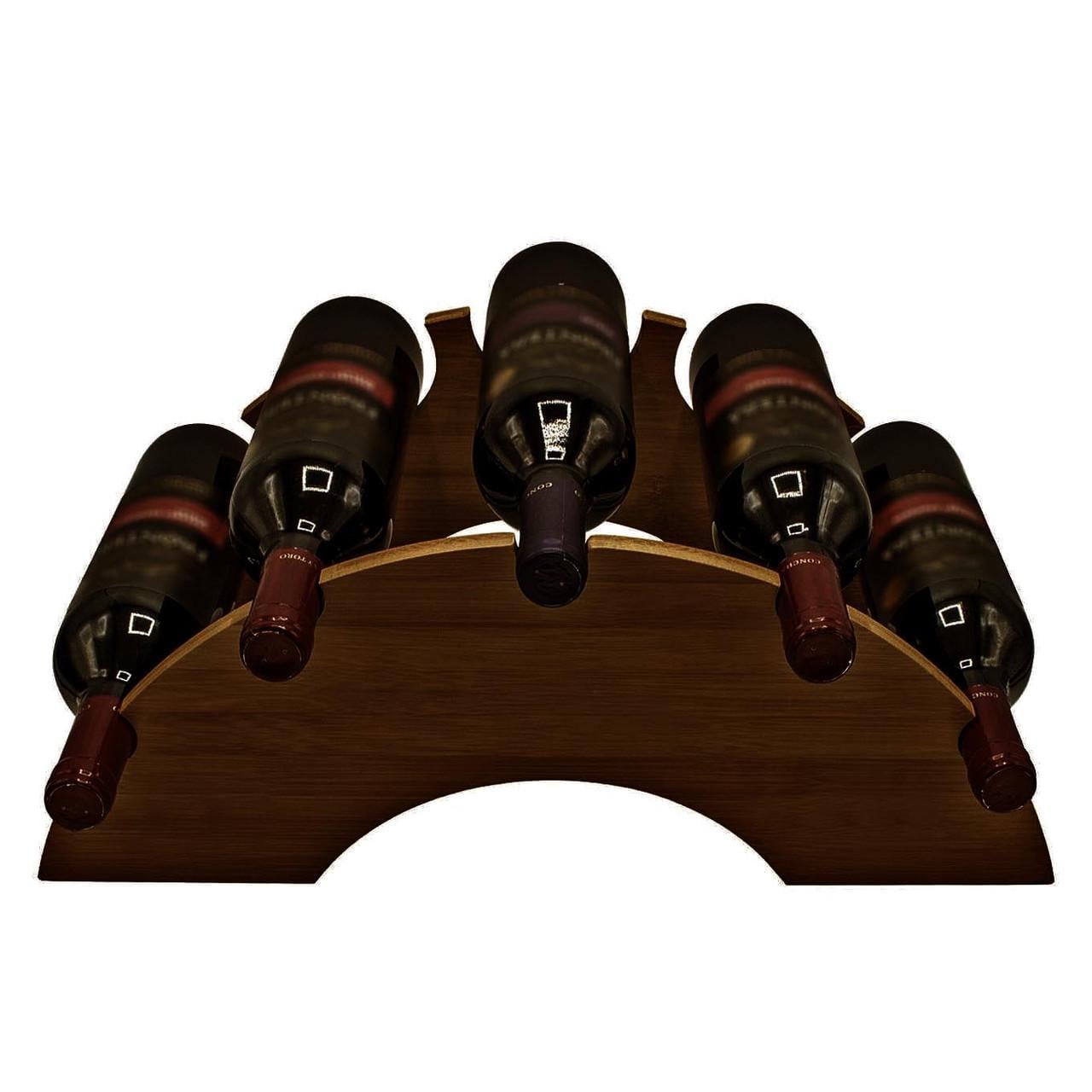 Полка для вина настольная Энсли 5 Латте (Впс-500916)