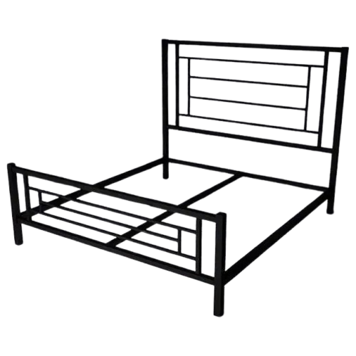 Кровать двухспальная Loft NS-778 металлическая с высокими бортами (3075773225)
