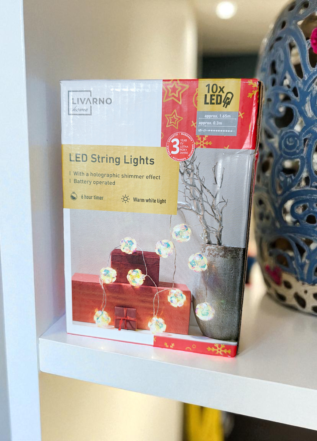 Гирлянда LIVARNO LED String Lights с голографическим эффектом мерцания (7902) - фото 4 Гирлянда LIVARNO LED String Lights с голографическим эффектом мерцания (7902) - фото 4