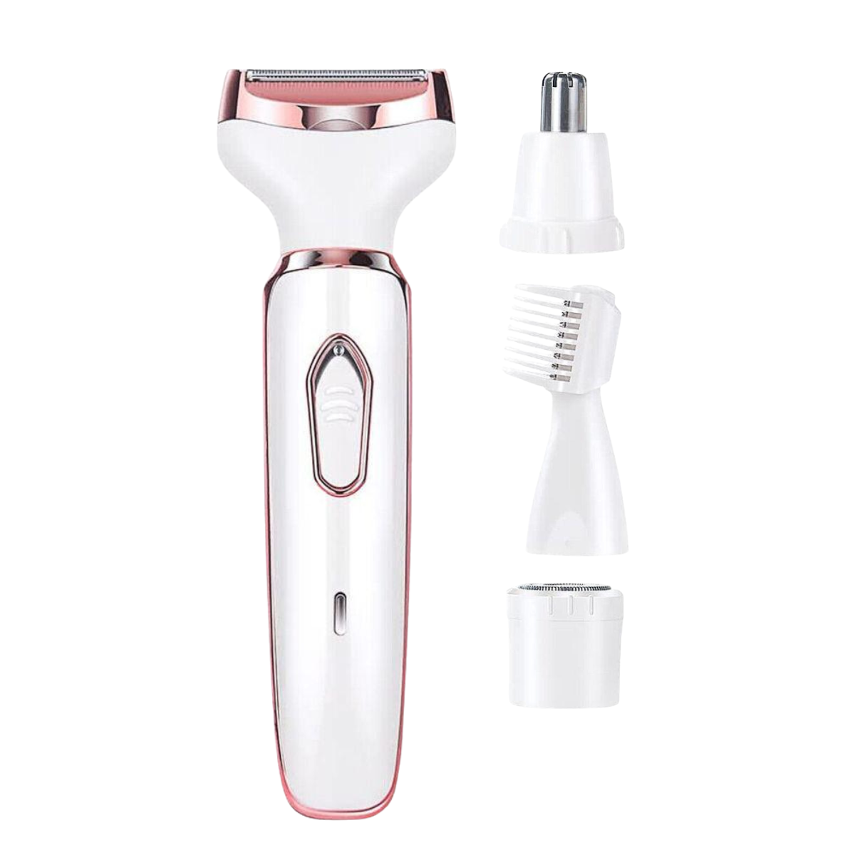 Тример для тіла та обличчя бездротовий FlaweSkin 4 зміні насадки (2949)