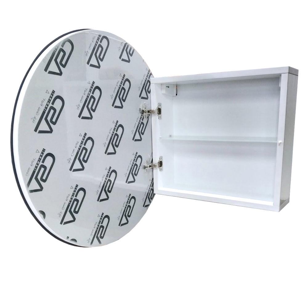 Дзеркальна шафа для ванної кімнати The MIX Plastic У-5.1 з led підсвічуванням (2386) - фото 9