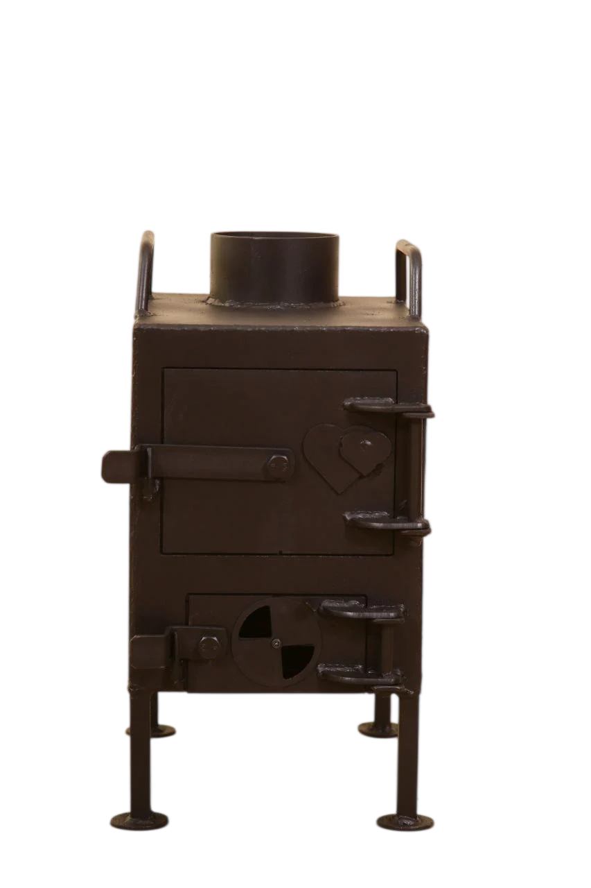 Піч буржуйка Бліндажна сталь 3 мм до 20 м2 450х300х220 мм (56677)