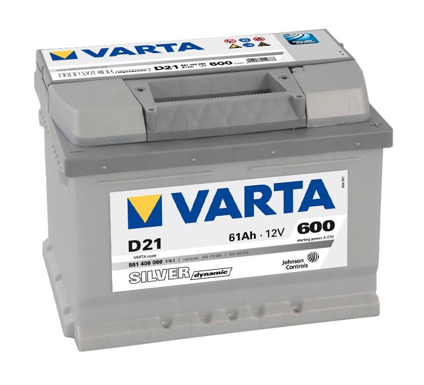 Акумулятор Varta Dynamic D21 561400060 61Ah Silver