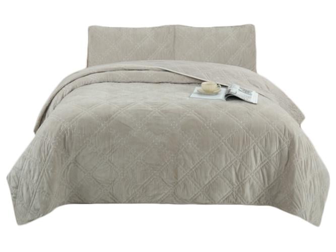 Покрывало Soho 220x240 см Velvet Vip Romb Ivory (MLM-A120125)