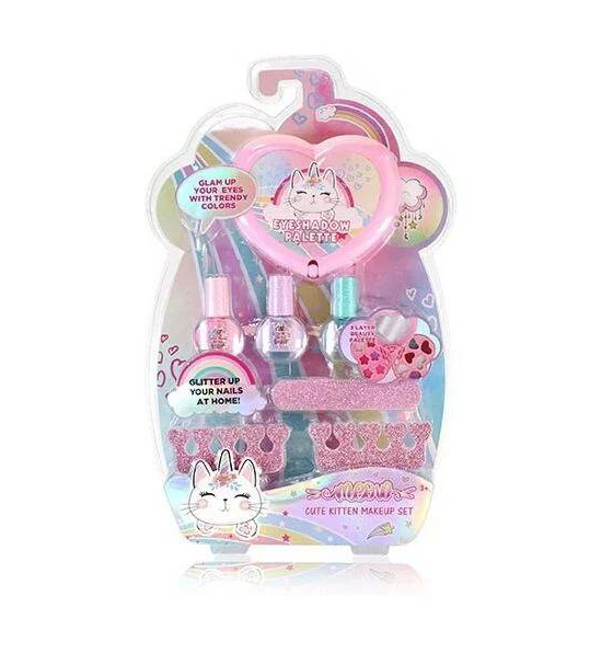 Набір дитячої косметики 2105 D 48/2 тіні/лаки/пилочки в слюді (131604)