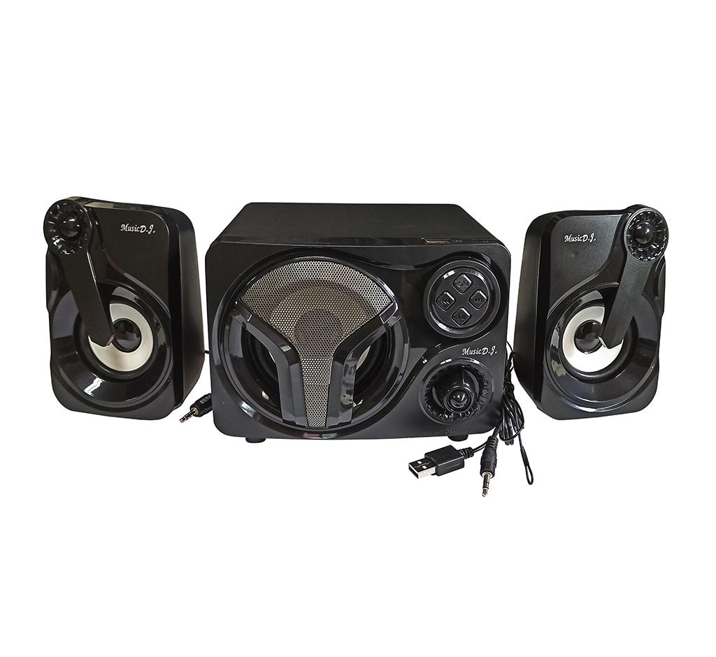 Акустическая система 2.1 Music D.J. SP-60 Bluetooth/USB/FM (30960) - фото 3 Акустическая система 2.1 Music D.J. SP-60 Bluetooth/USB/FM (30960) - фото 3