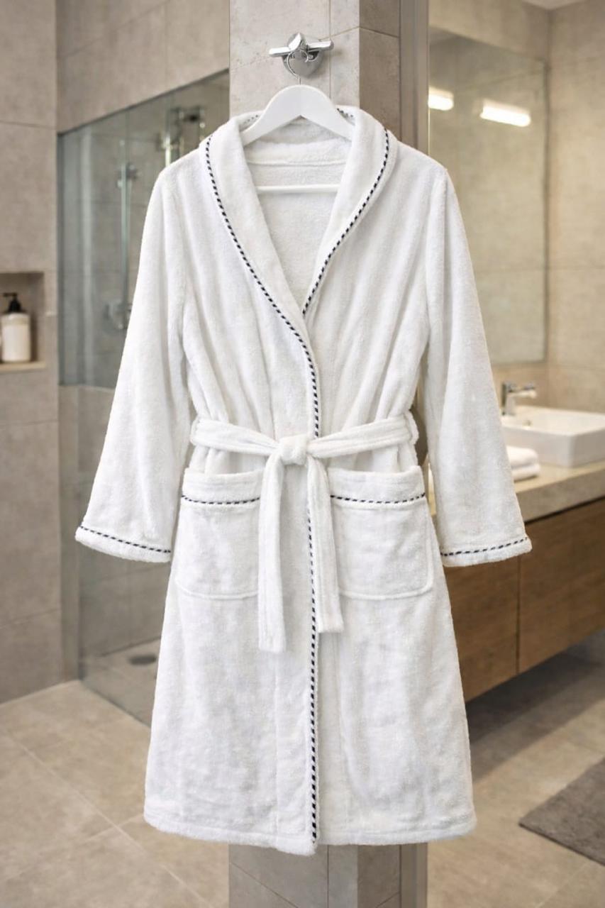 Халат унісекс Premium плюш L/XL Білий (1120)