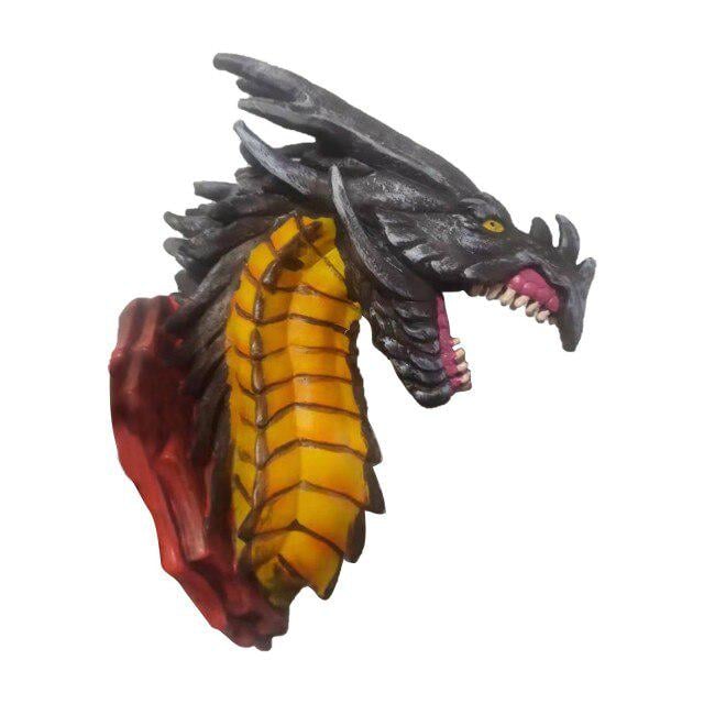 Голова дракона RESTEQ декоративная 16x21 см Разноцветный (VA-Dragon Legends)