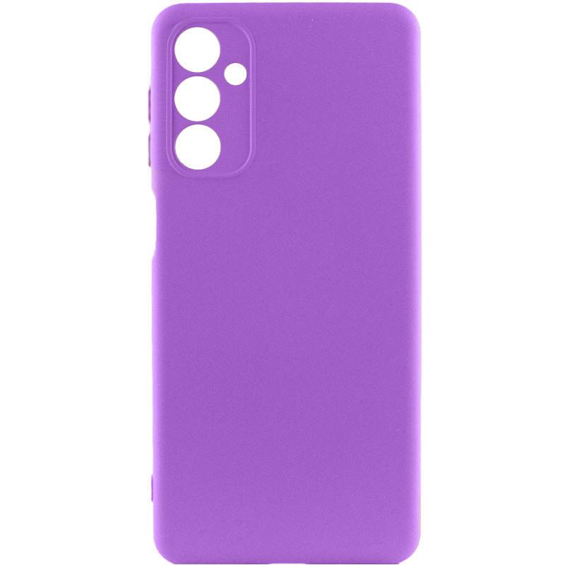 Протиударний чохол TPU GETMAN Liquid Silk Full Camera для Samsung Galaxy A54 5G Фіолетовий / Purple