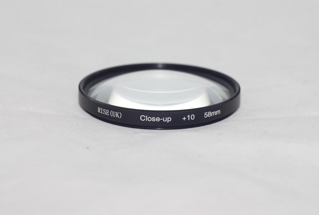 Светофильтр макролинза Close UP +10 Rise UK D 58 мм (341597378)
