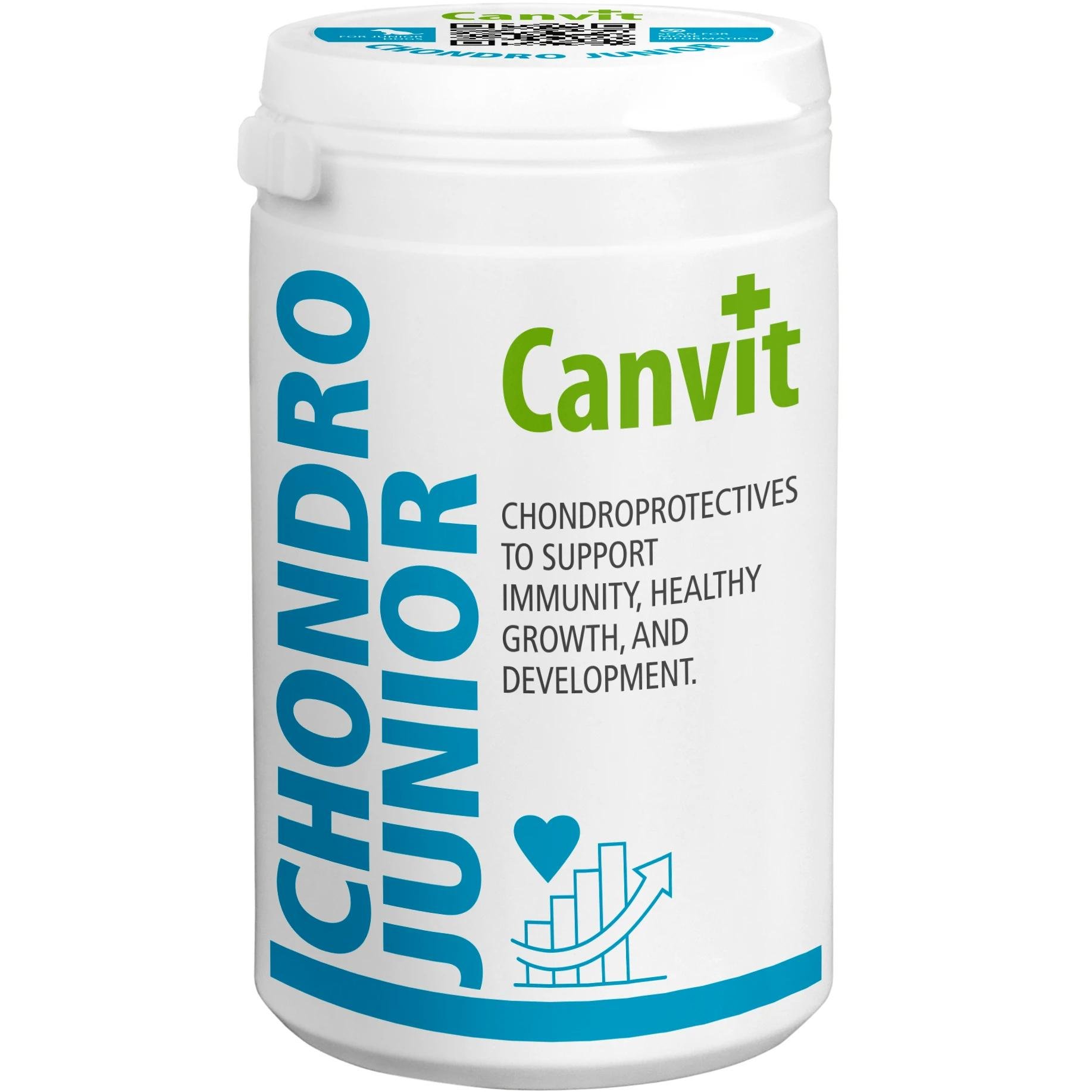 Витамины Canvit Chondro Junior For Dogs для щенков для поддержания здоровья хрящей и суставов 230 г (can56646) Витамины Canvit Chondro Junior For Dogs для щенков для поддержания здоровья хрящей и суставов 230 г (can56646)