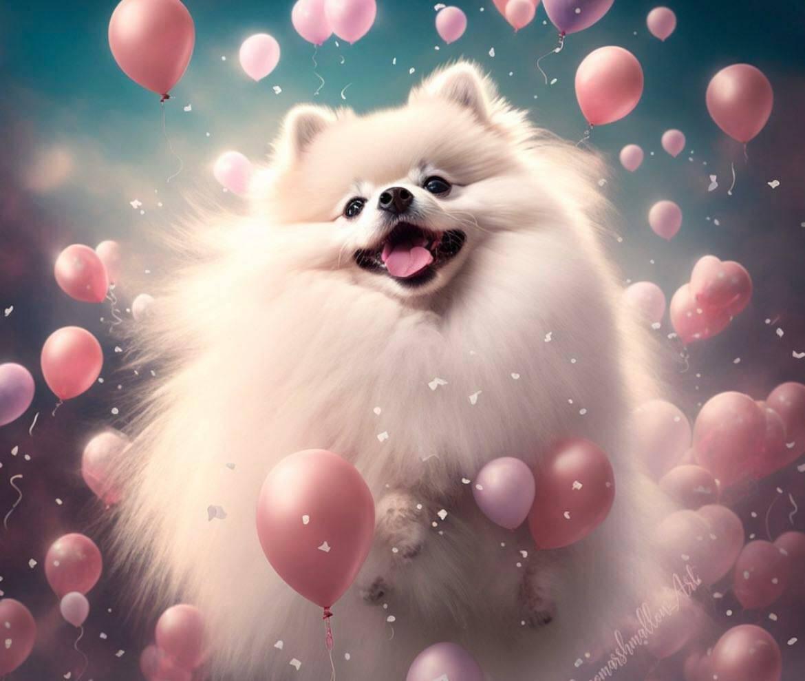 Алмазная мозаика Dream Toys Щенок в воздушном шаре 30х40 см (2987255274)