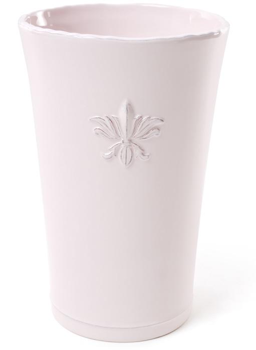 Ваза для квітів Shabby Chic Рожева Лілія 23 см керамічна (BD-902-102)