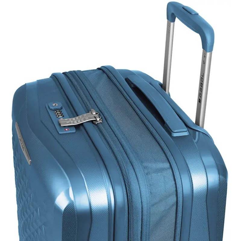 Чемодан на 4-х колесах Gabol Queens L 109/120 л Azul (931359) - фото 8