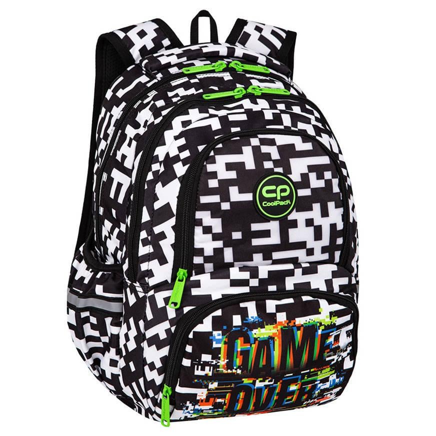 Шкільний рюкзак з термо кишенею Coolpack SPINER GAME OVER 24 л 41х30х13 см
