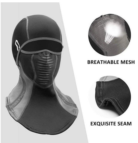 Балаклава RockBros LF7913-1 Чорний із сірим (1881885483) - фото 2 Балаклава RockBros LF7913-1 Чорний із сірим (1881885483) - фото 2