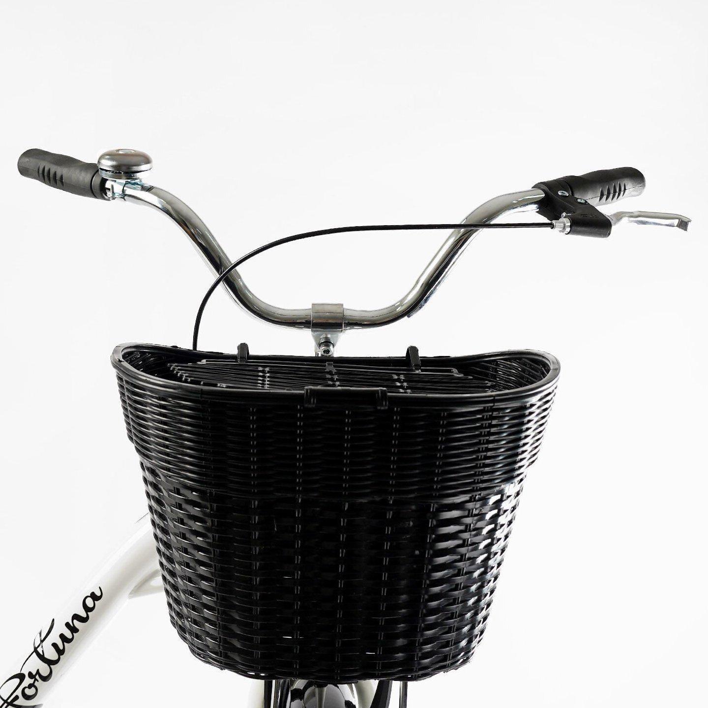 Велосипед городской Corso Fortuna с корзиной и багажником рама 20"/28" Белый - фото 6 Велосипед городской Corso Fortuna с корзиной и багажником рама 20"/28" Белый - фото 6