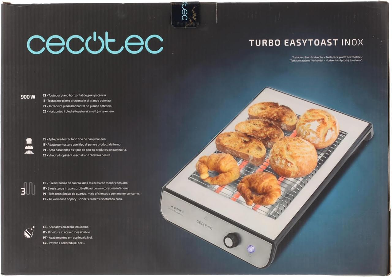 Тостер горизонтальный Cecotec Turbo Easy 900 W (08004) - фото 10