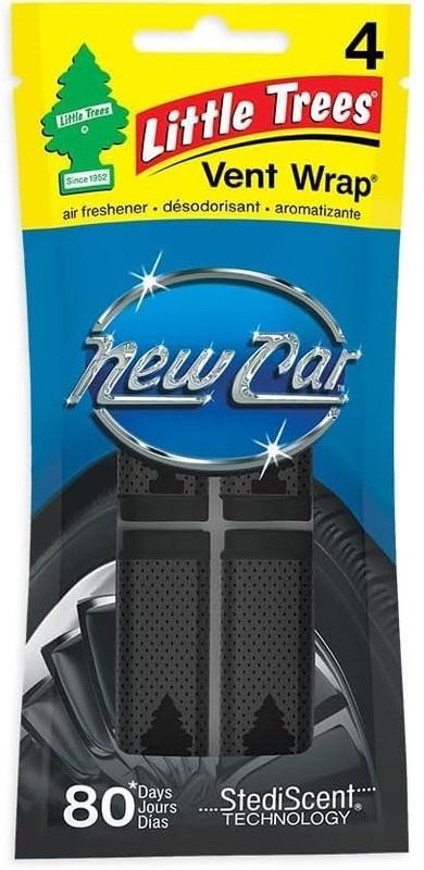 Ароматизатор автомобільний для вентиляційних отворів Little Trees New Car Scent в упаковці 4 шт. Ароматизатор автомобільний для вентиляційних отворів Little Trees New Car Scent в упаковці 4 шт.
