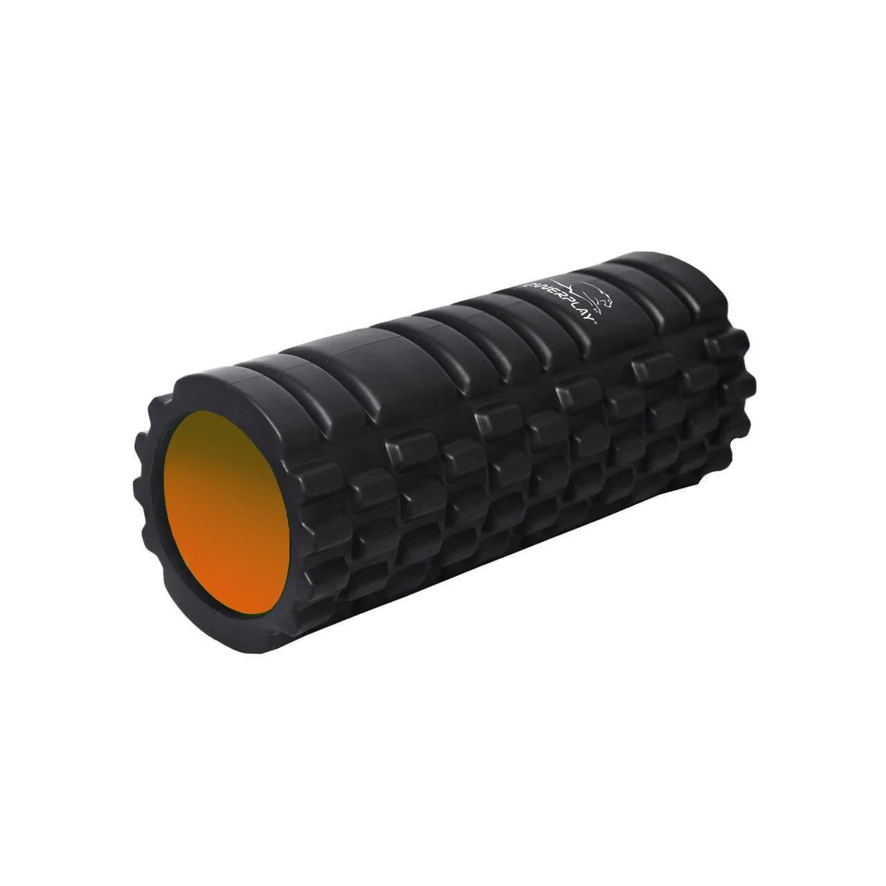 Ролик масажний PowerPlay 4025 Massage Roller 33x15 см Чорно-помаранчевий (A-011749)