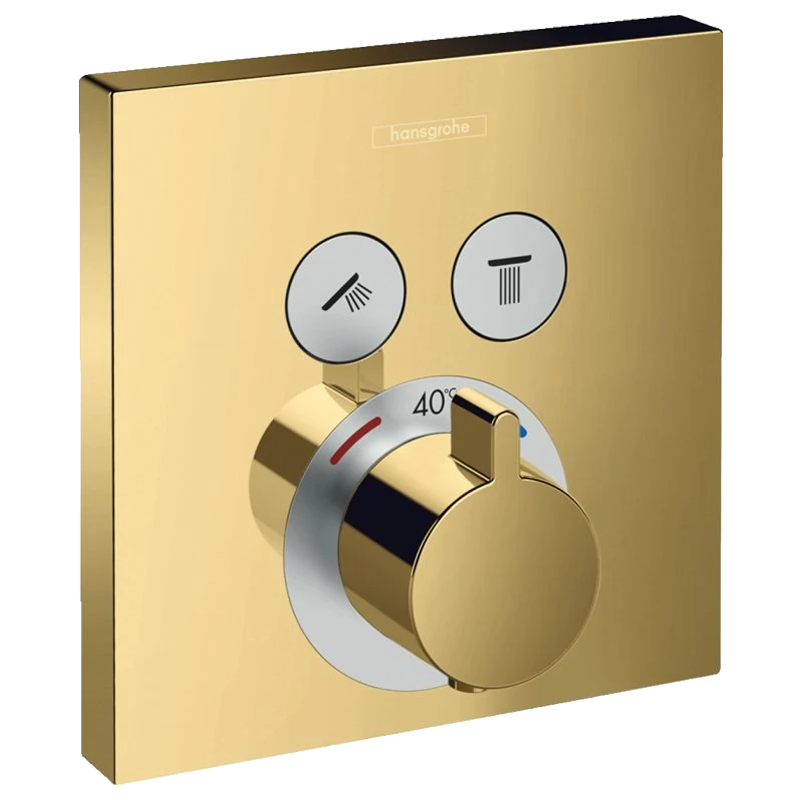 Термостат прихованого монтажу Hansgrohe ShowerSelect Золотий (15763990)