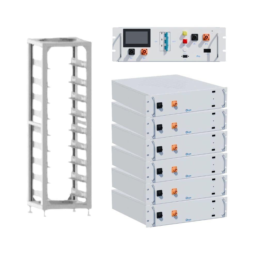 Комплект высоковольтных аккумуляторов Deye BOS-G и BOS-G-PDU2/стойкая 3U-LRACK (2977148698)