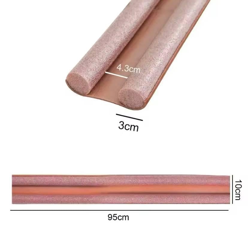 Уплотнитель для низа дверей 95 см Коричневый (66973aad) - фото 4