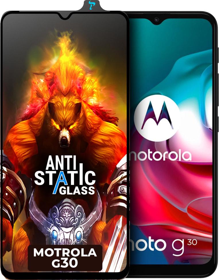 Стекло защитное ESD Antistatic Motorola G30 (33317)