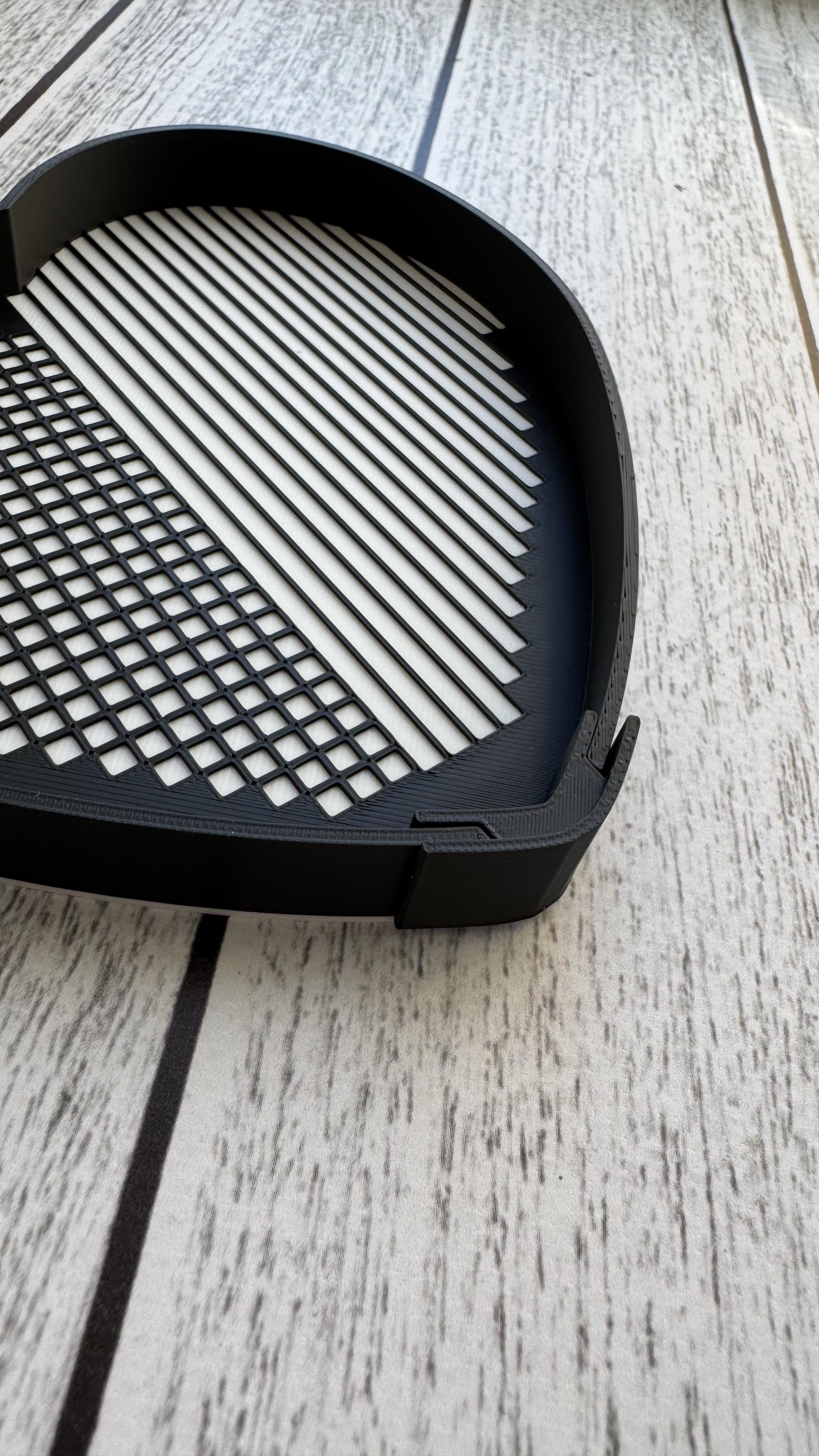 Лоток авторский Большое сердце Черно-белый (25789729) - фото 5