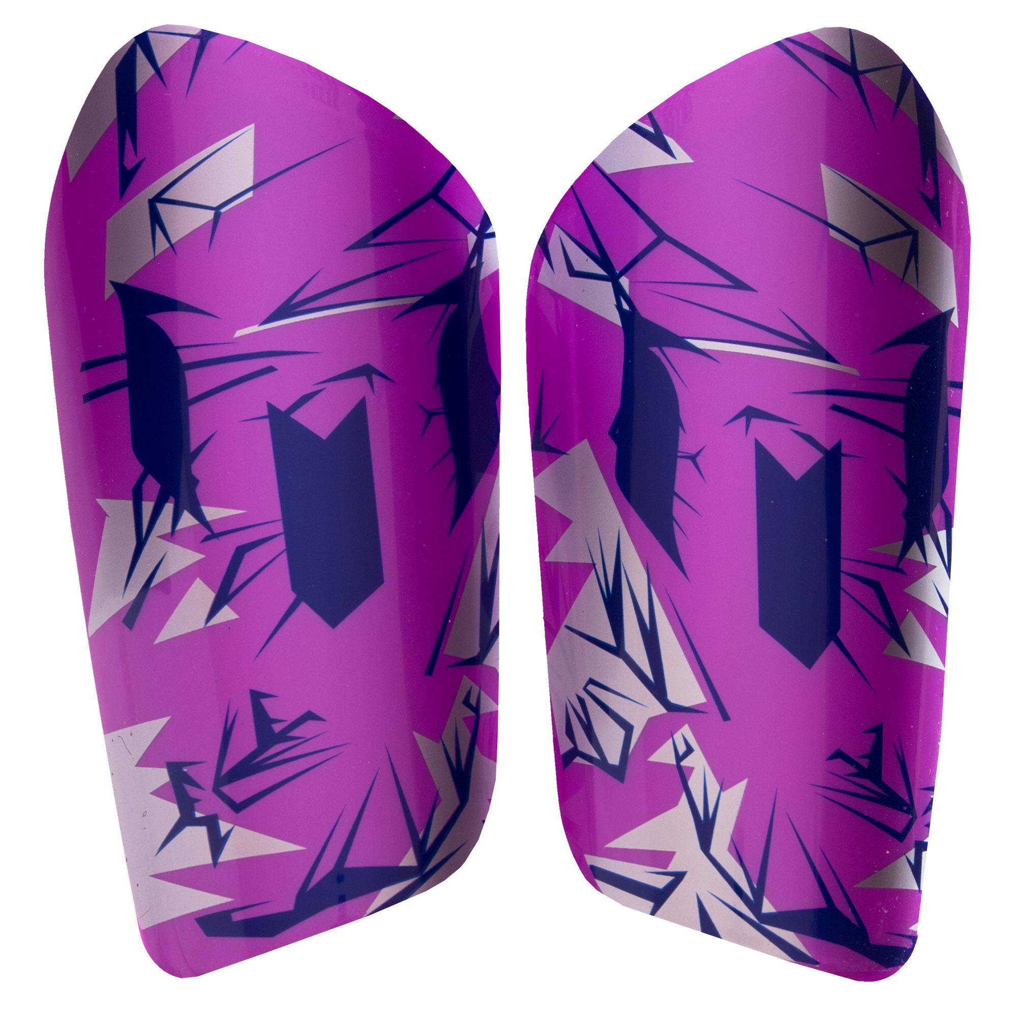 Щитки футбольные Zelart SP-Sport FB-6330 M Фиолетовый (DR007272)