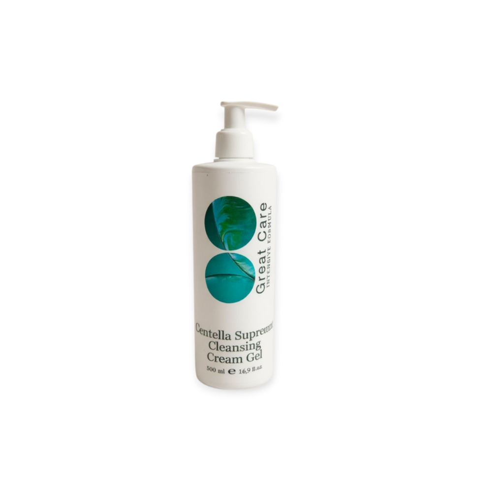 Крем-гель очищуючий для обличчя Great Care Centella Supreme Cleansing Cream Gel 500 мл Крем-гель очищуючий для обличчя Great Care Centella Supreme Cleansing Cream Gel 500 мл