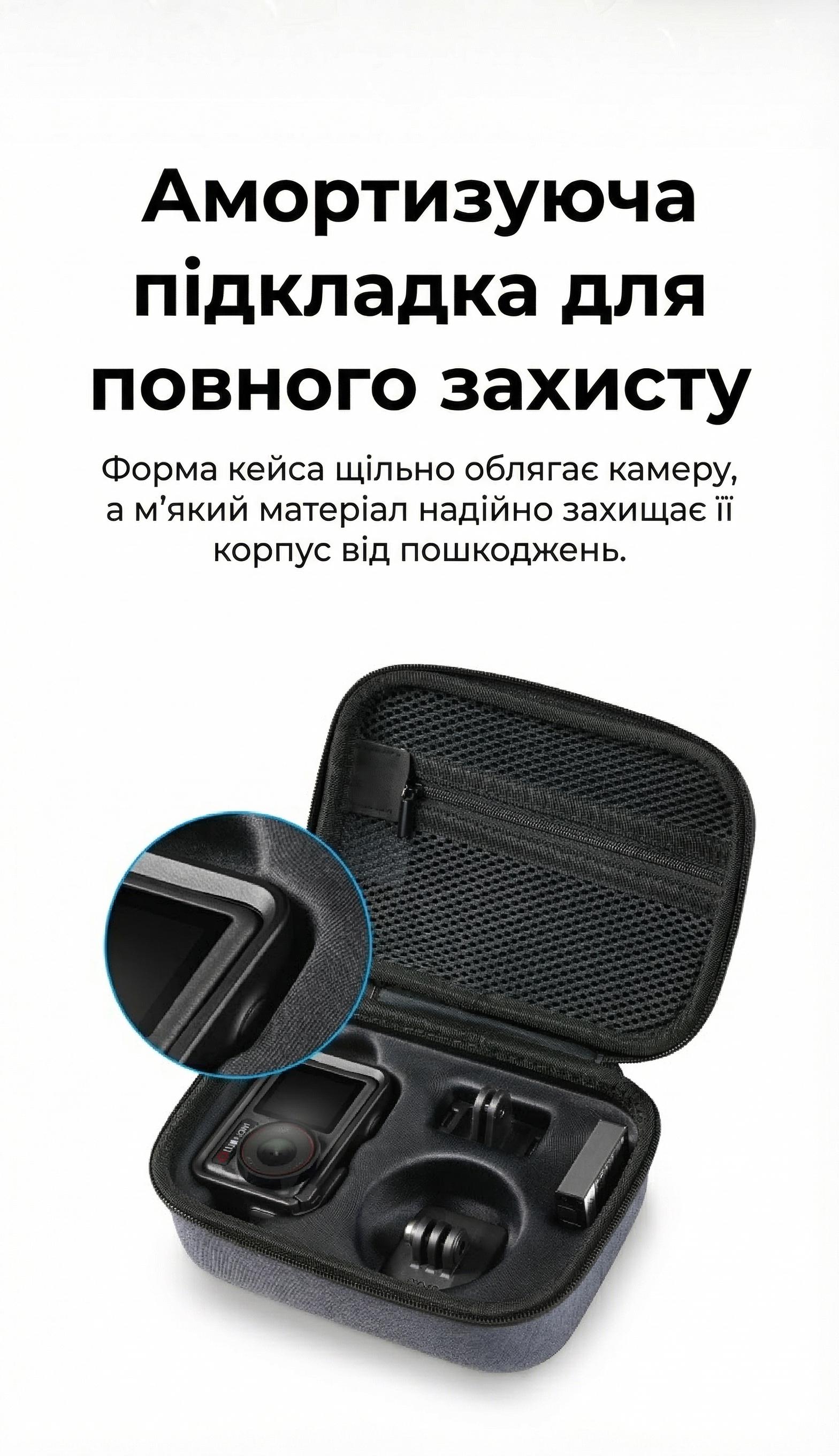 Кейс для экшн-камеры Ugreen LP913 128х185х80 мм Серый (55787) - фото 8 Кейс для экшн-камеры Ugreen LP913 128х185х80 мм Серый (55787) - фото 8