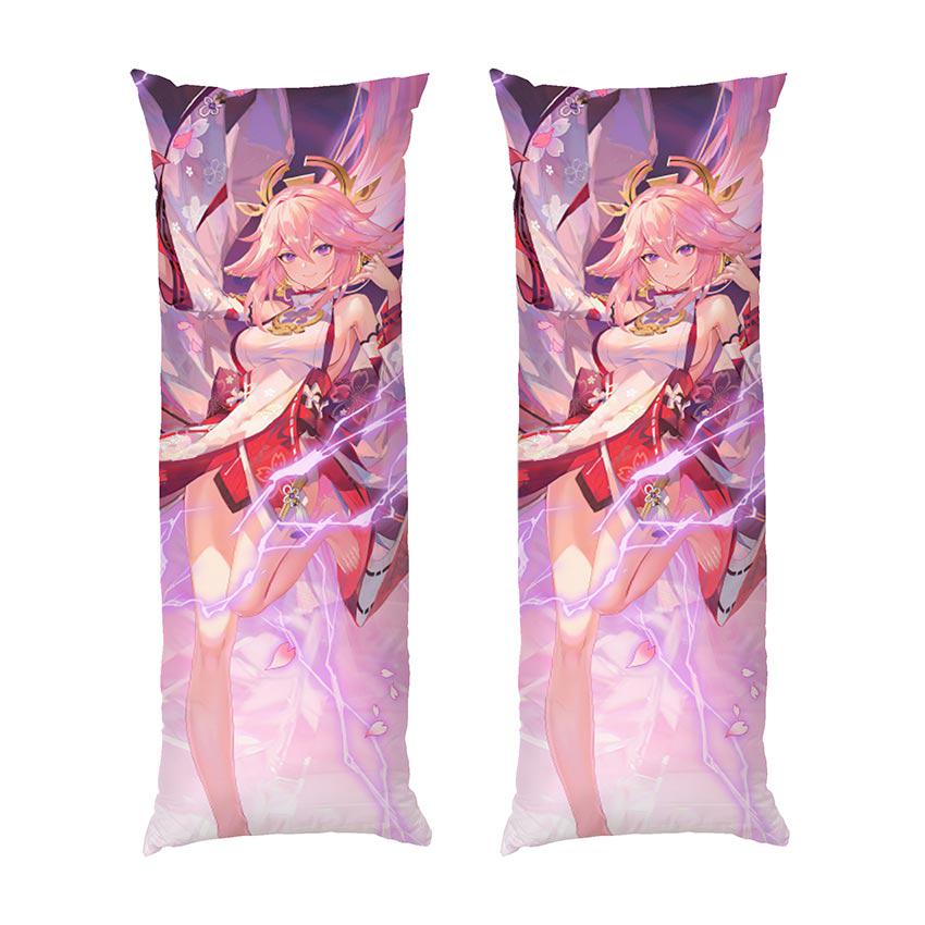Подушка дакимакура Beauty Yae Miko Genshin Impact габардин 70х30 см (113261) Подушка дакимакура Beauty Yae Miko Genshin Impact габардин 70х30 см (113261)