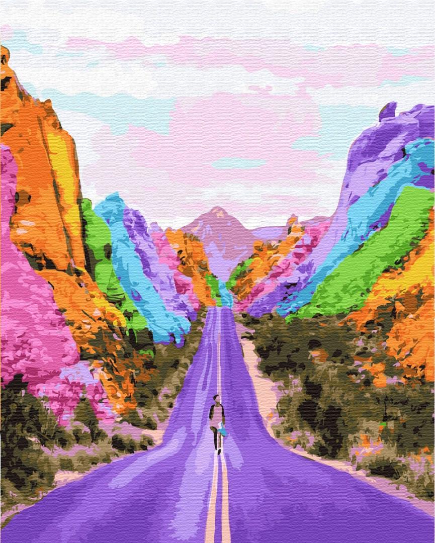 Картина по номерам Brushme GX30810 Радужный путь 40х50 см (1429250508)