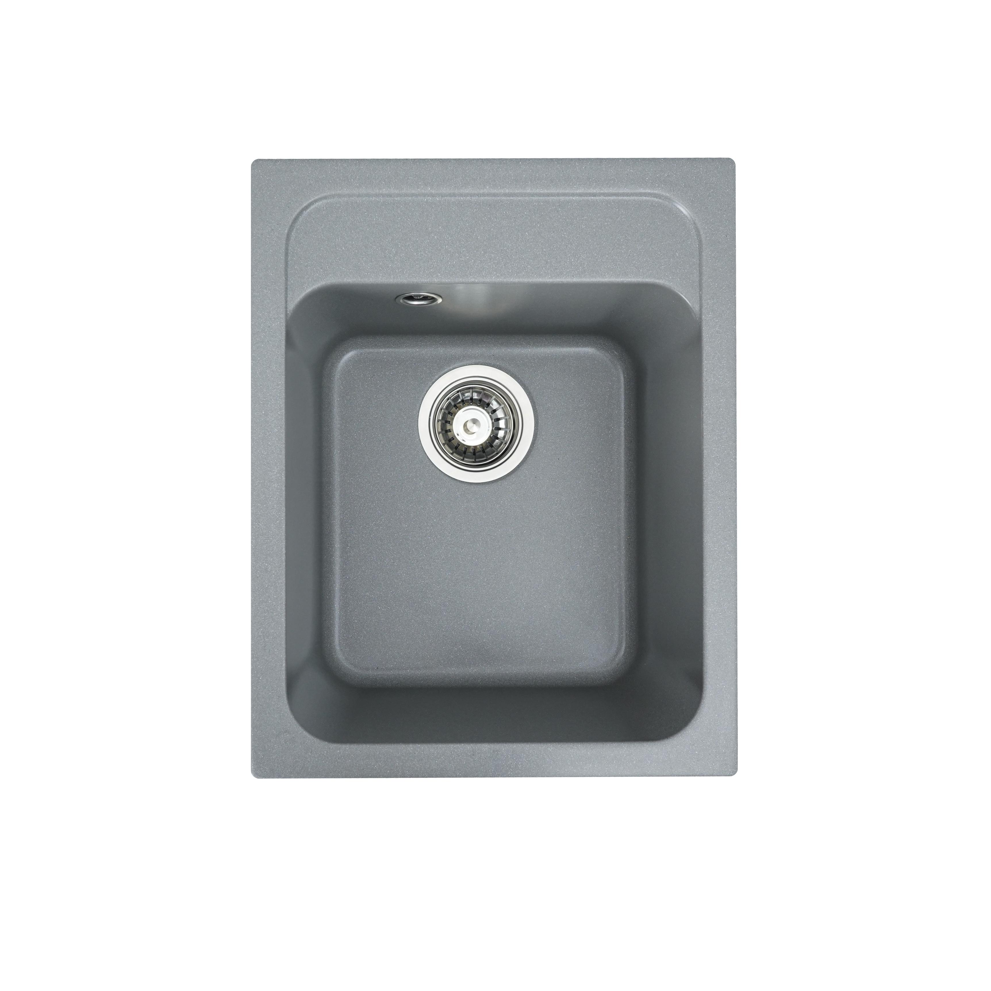 Мойка для кухни Platinum 4050 Ruby гранит глянец Cерый муссон (000024950) Мойка для кухни Platinum 4050 Ruby гранит глянец Cерый муссон (000024950)