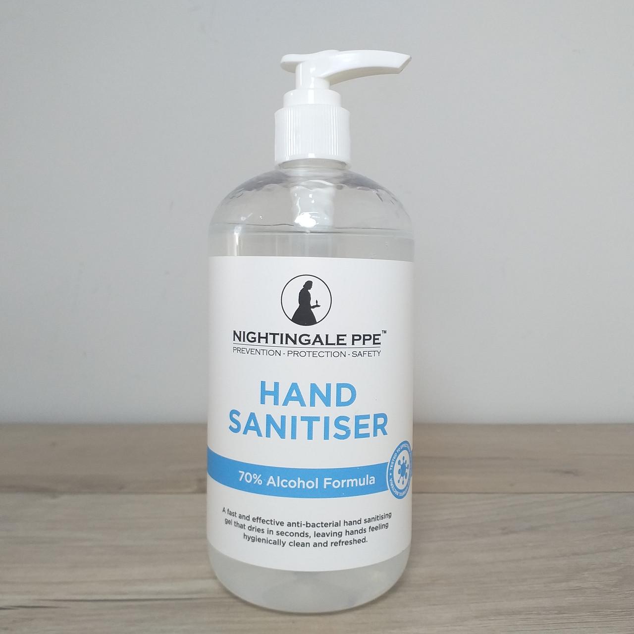 Гель антибактериальный для рук Nightingale PPE Hand Sanitiser 500 мл (X-1156) - фото 4