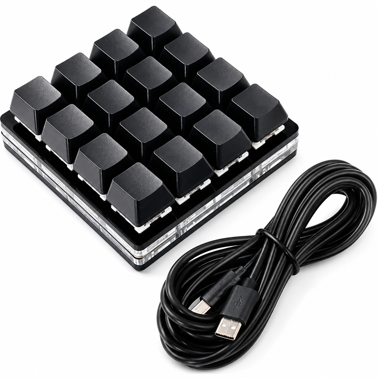 Клавиатура механическая программируемая USB/RGB 16 клавиш (1012-196-00)