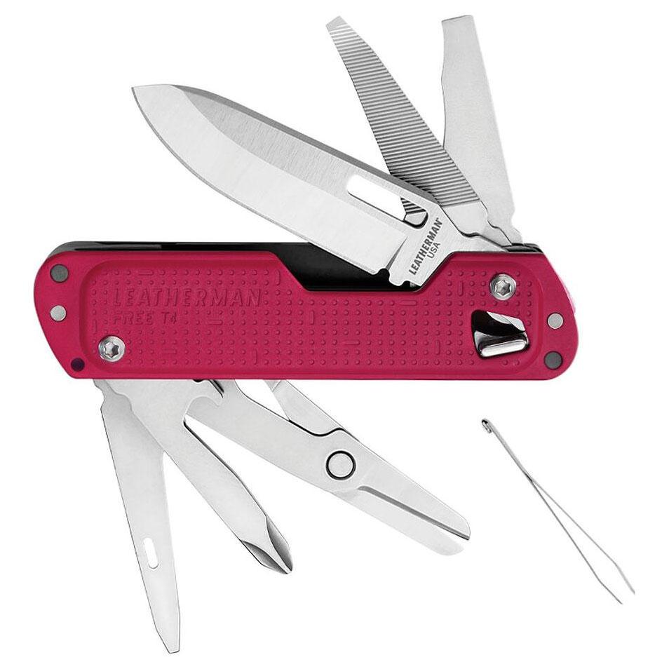 Мультитул Leatherman Free T4 Crimson 17 инструментов (832871)