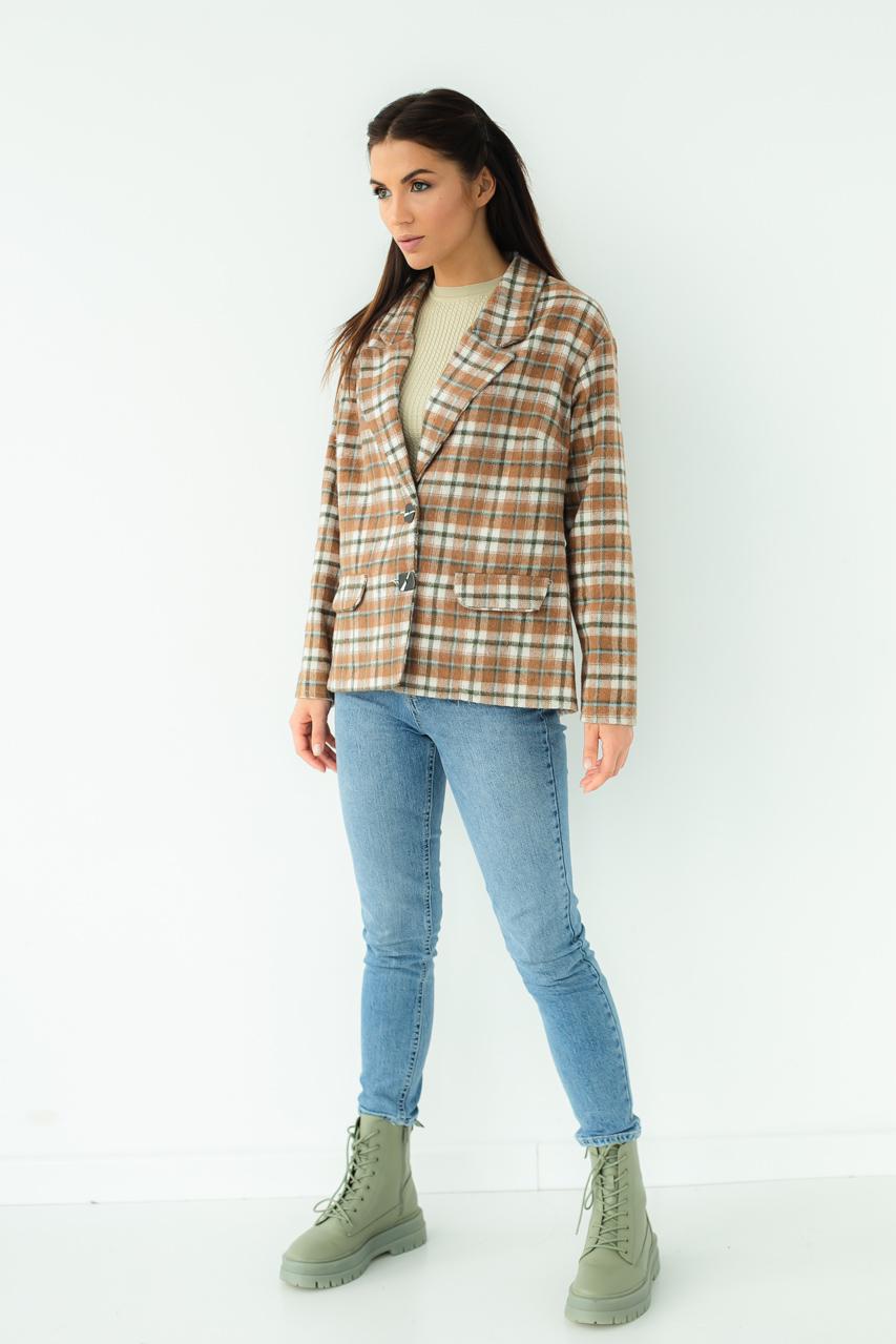 Жакет жіночий To More.e M Коричневий (9528352) - фото 7 Жакет жіночий To More.e M Коричневий (9528352) - фото 7