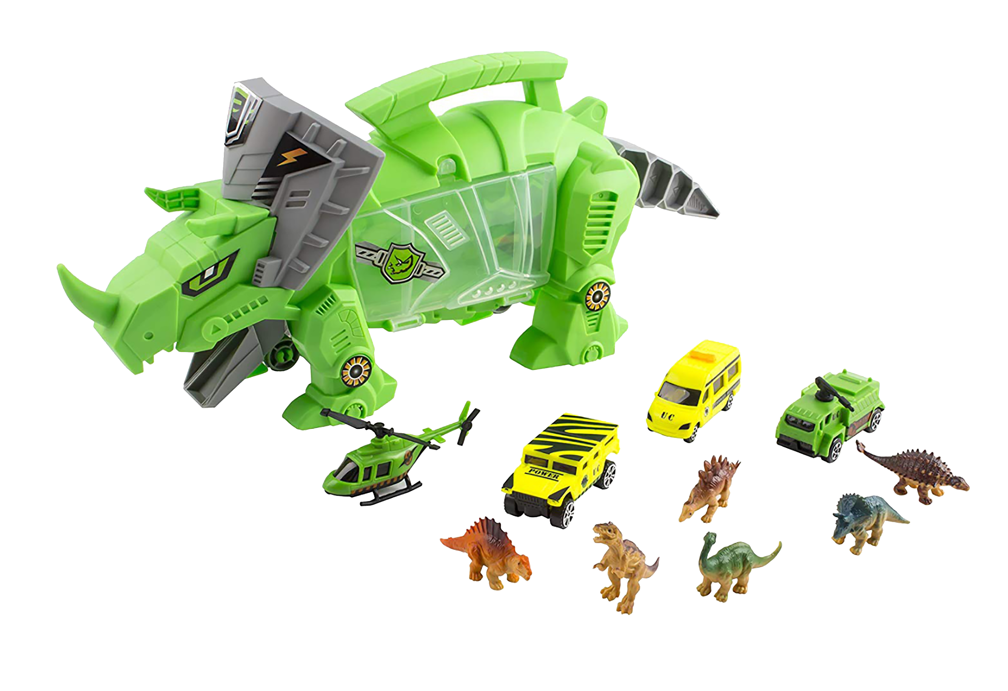 Игровой набор Dinosaur World Dinosaur Receive Car динозавр-чемодан с машинками Зеленый (SUN3604) Игровой набор Dinosaur World Dinosaur Receive Car динозавр-чемодан с машинками Зеленый (SUN3604)