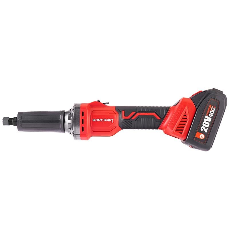 Шліфувальна машинка акумуляторна безщіткова Worcraft CDG-S20LiB з акумулятором 4А і зарядним патрон 0,6 мм (43232) - фото 3