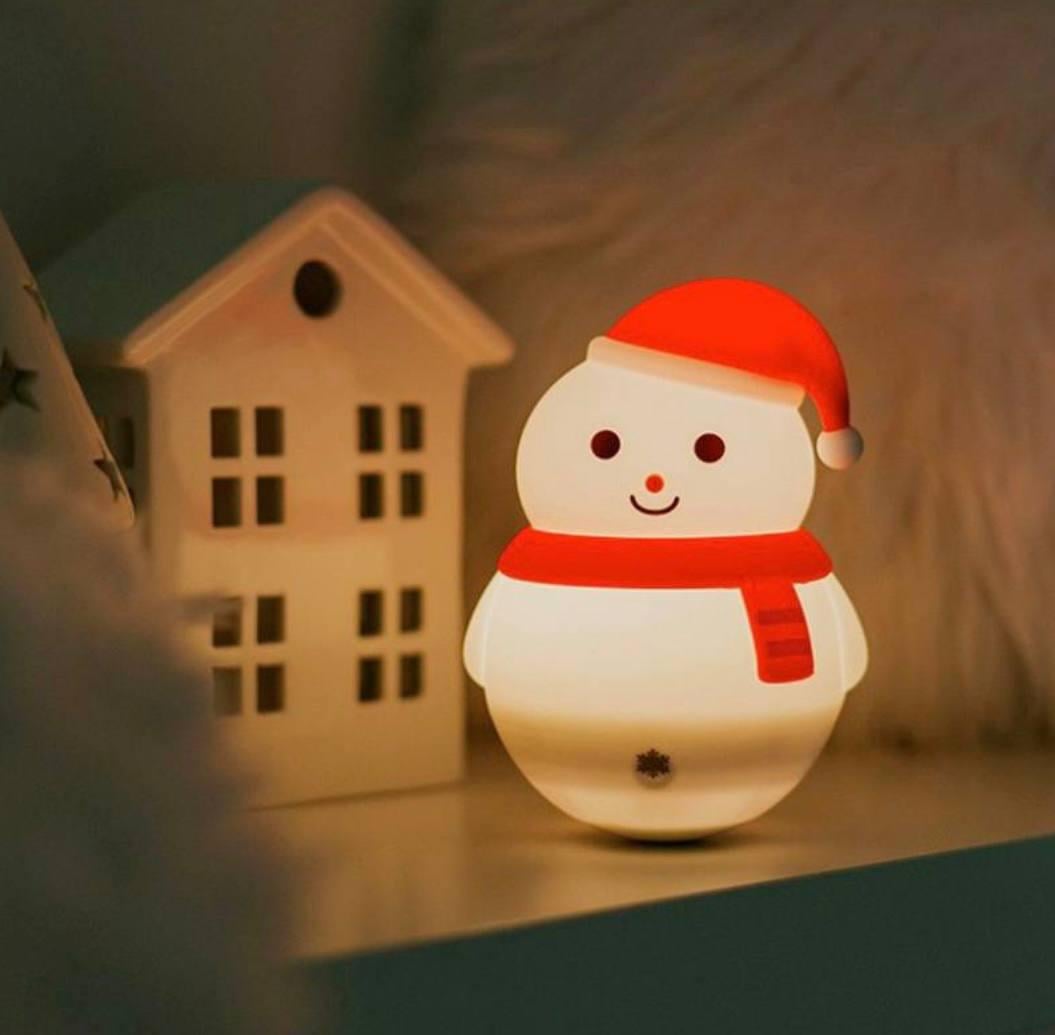 Ночник аккумуляторный 116 RGB Snowman White (31434107)