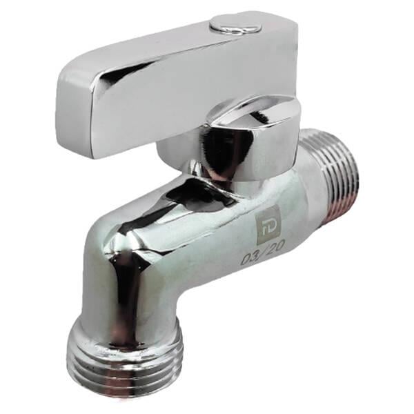 Кран угловой FADO S.r.l NEW усиленный ЗЗ 1/2x3/4" (KZ22)