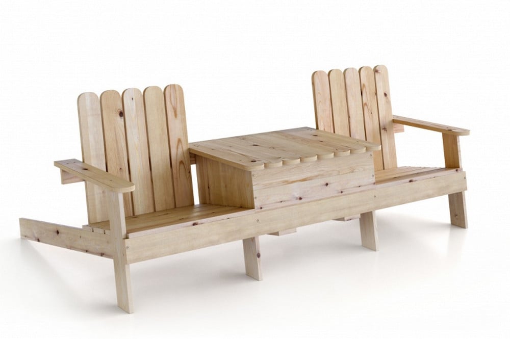 Скамейка Loft Карелия дуэт с контейнером 2080 мм (6156d5b23edc877ba8589e71)