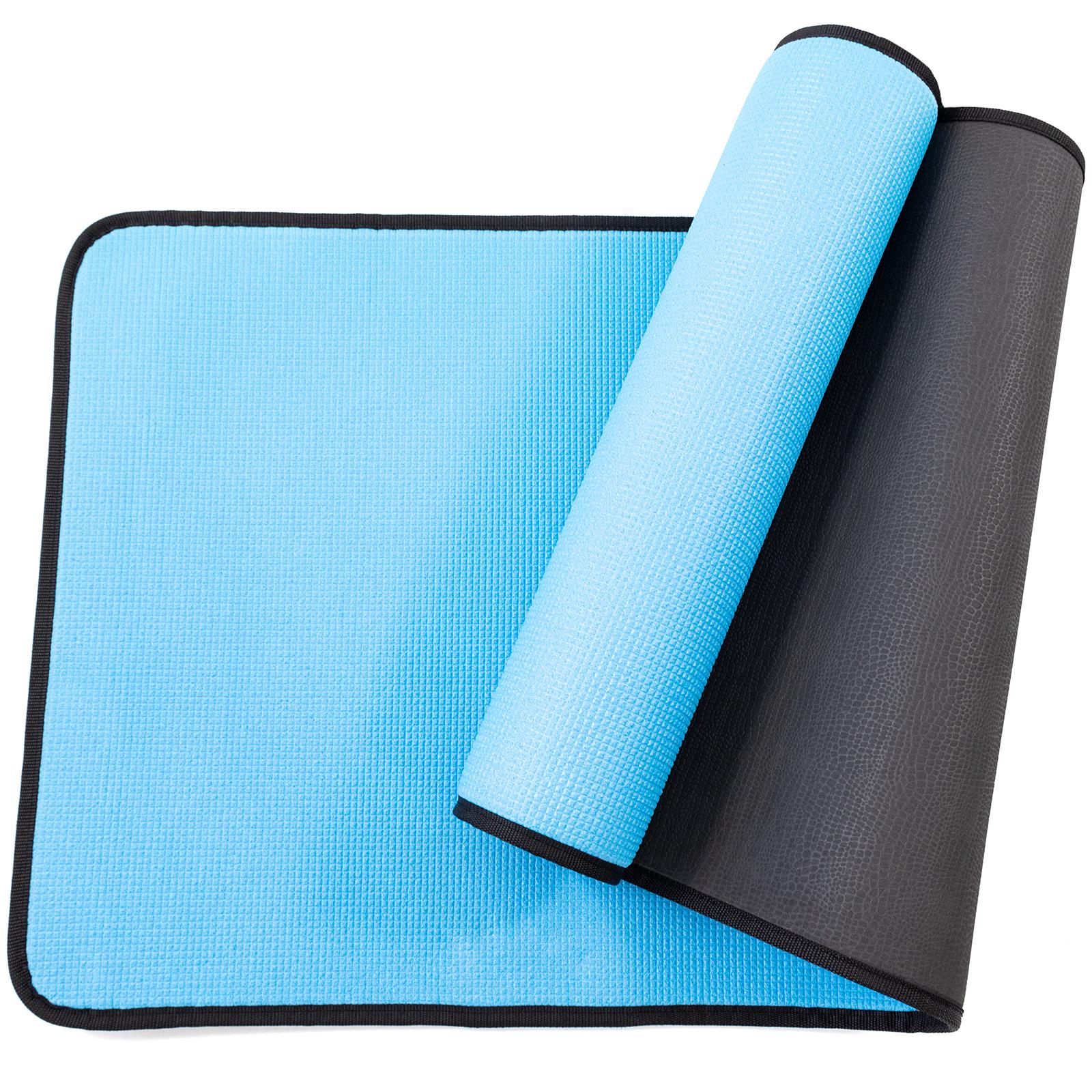 Килимок для йоги та фітнесу EVA Osport Yoga Pro/8 мм Чорно-блакитний (OF-0275) - фото 2 Килимок для йоги та фітнесу EVA Osport Yoga Pro/8 мм Чорно-блакитний (OF-0275) - фото 2