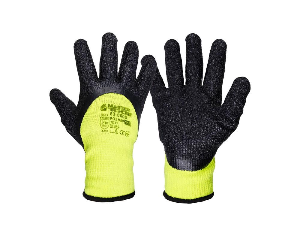 Рукавиці будівельні/садові MasterTool захист від механічних впливів 2XL (30304)