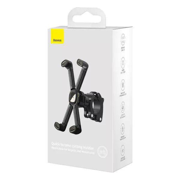 Велосипедный держатель для телефона BASEUS Quick to Take Cycling Holder Black (SUQX-01) - фото 13