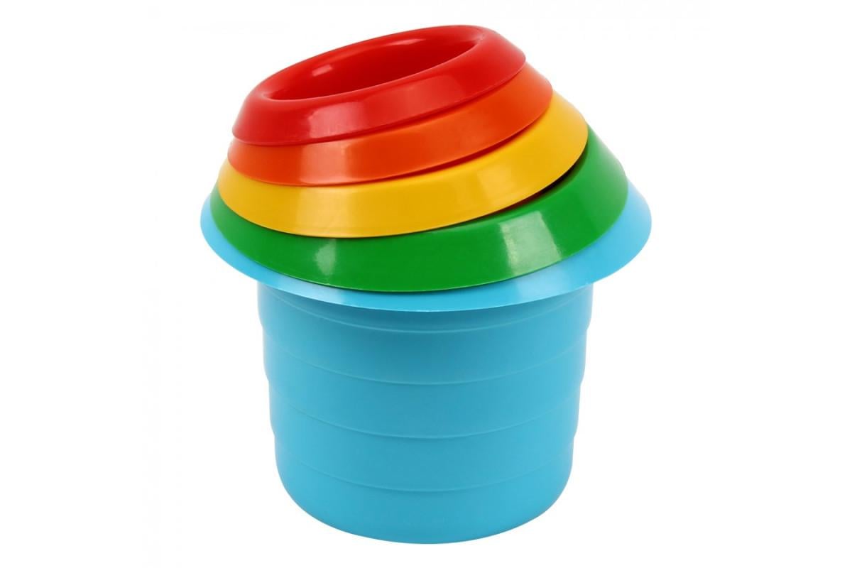 Игрушка пирамидка ТехноК Сомбреро 1 ТехноК (2681) - фото 2 Игрушка пирамидка ТехноК Сомбреро 1 ТехноК (2681) - фото 2